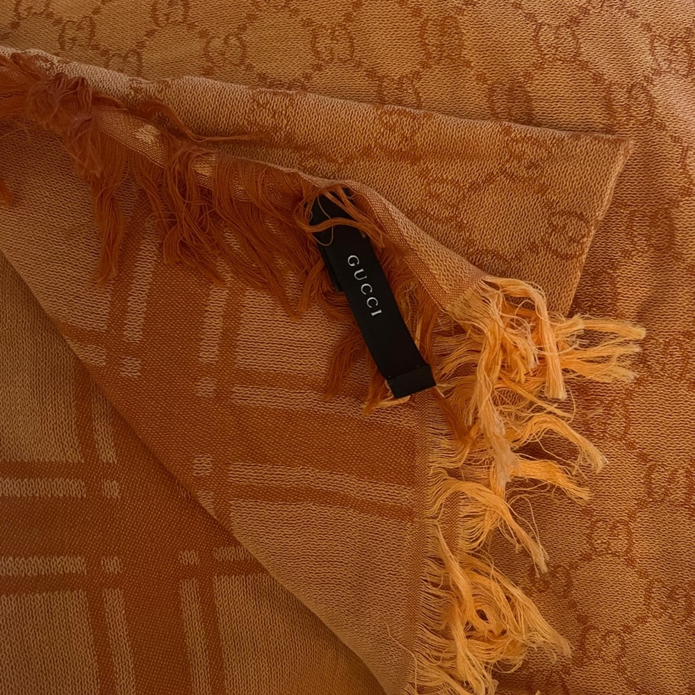 Gucci Scarf Orange - Picture 4 of 8
